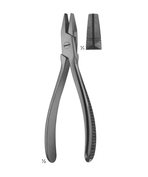 with serrated jaws17-198with longitudinal andtransversal grooves 170 mm – EMERALD INSTRUMENTS, Surgical Hand Instruments