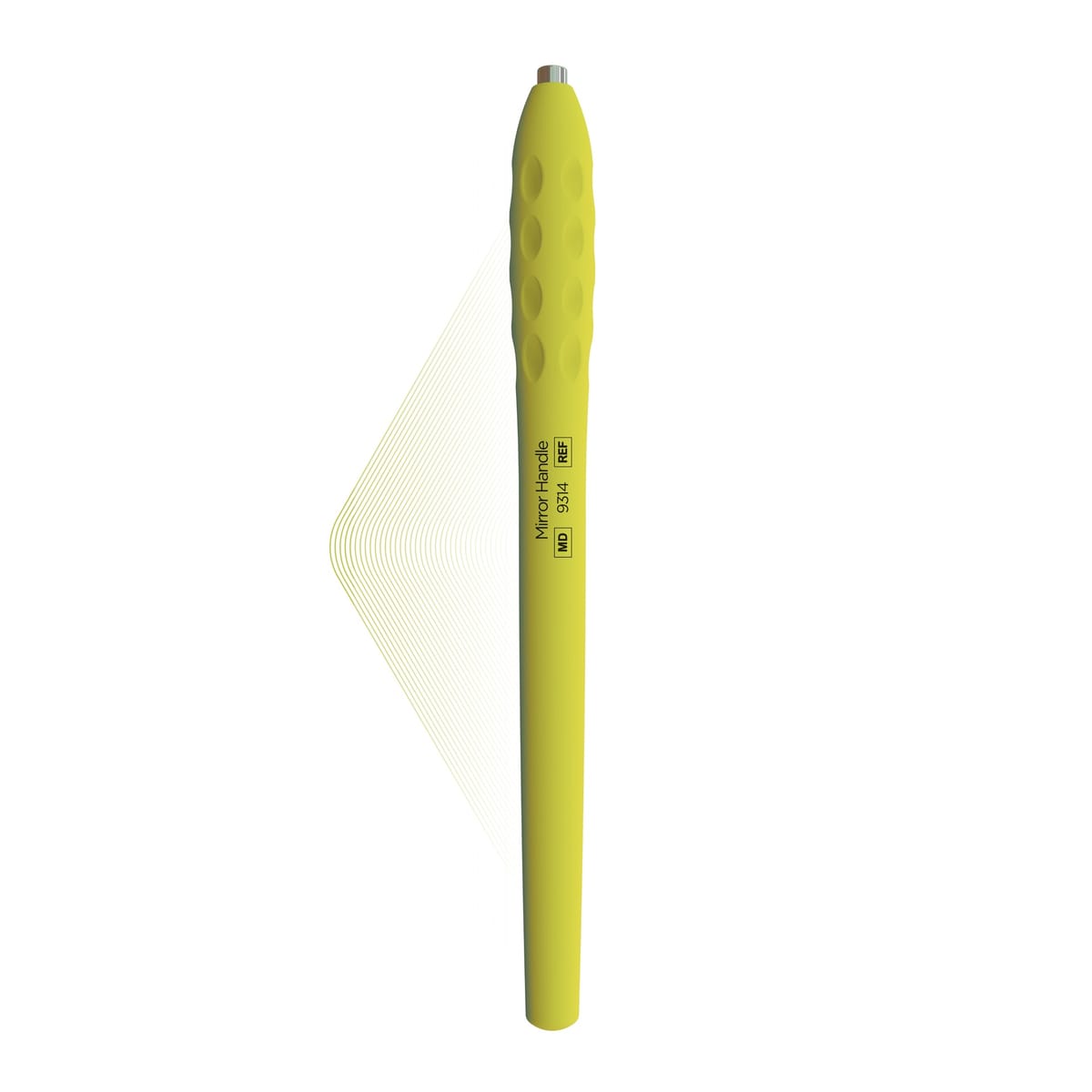 ErgoLite Mirror handle, Lemon Green | ErgoLite X 10504 – ErgoDenta ApS, Mouth Mirrors and Accessories