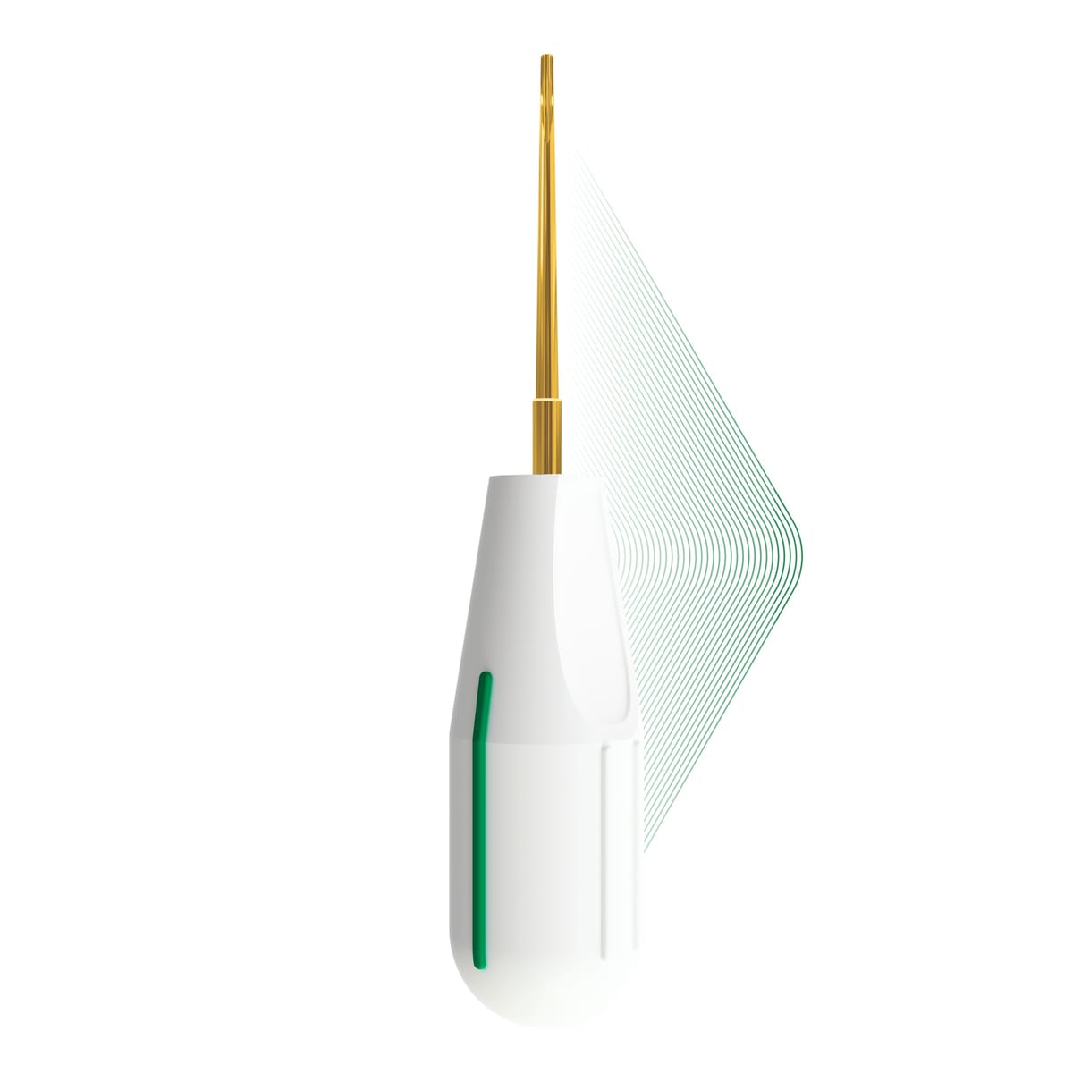 Elevator Gold, Straight, 5mm, Dark Green | ErgoLite 9207G – ErgoDenta ApS, Root Elevators
