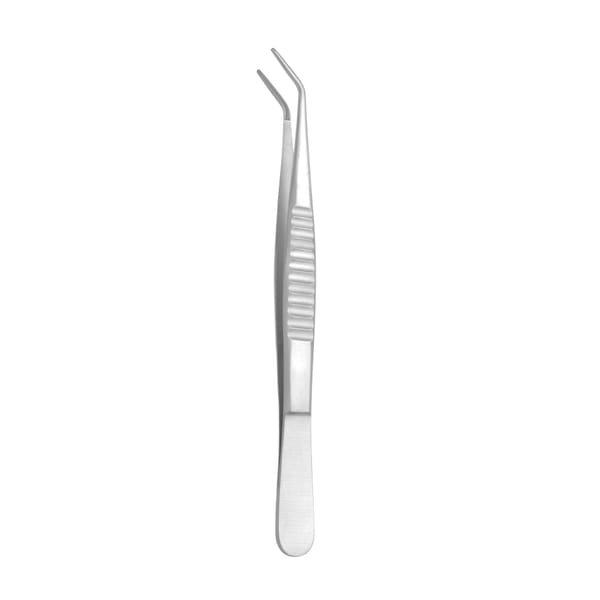 DeBakey Tweezer, Standard Profile 2.0mm, Angled | ErgoDenta 3667-1A