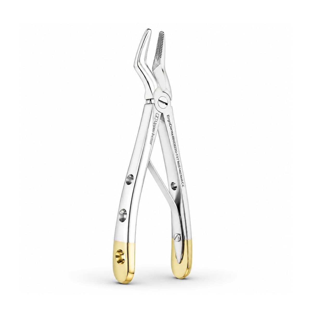 Fig. 51S, Upper Roots | Diamond Child Extraction Forcep | ErgoDenta 5020-51S – ErgoDenta ApS, Diamond-Coated Extraction Forceps