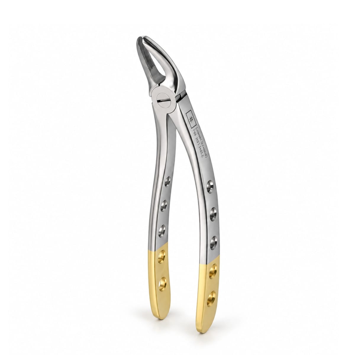 Hertz (Lower Molars) | Diamond Extraction Forcep | ErgoDenta 5025-99 – ErgoDenta ApS, Diamond-Coated Extraction Forceps