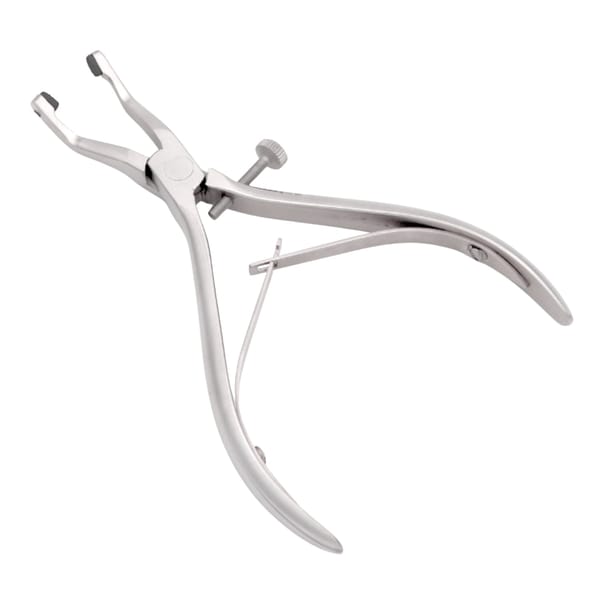 Crown Tractor Plier, with spare 20 silicone pads, 14.5cm | ErgoDenta 2953