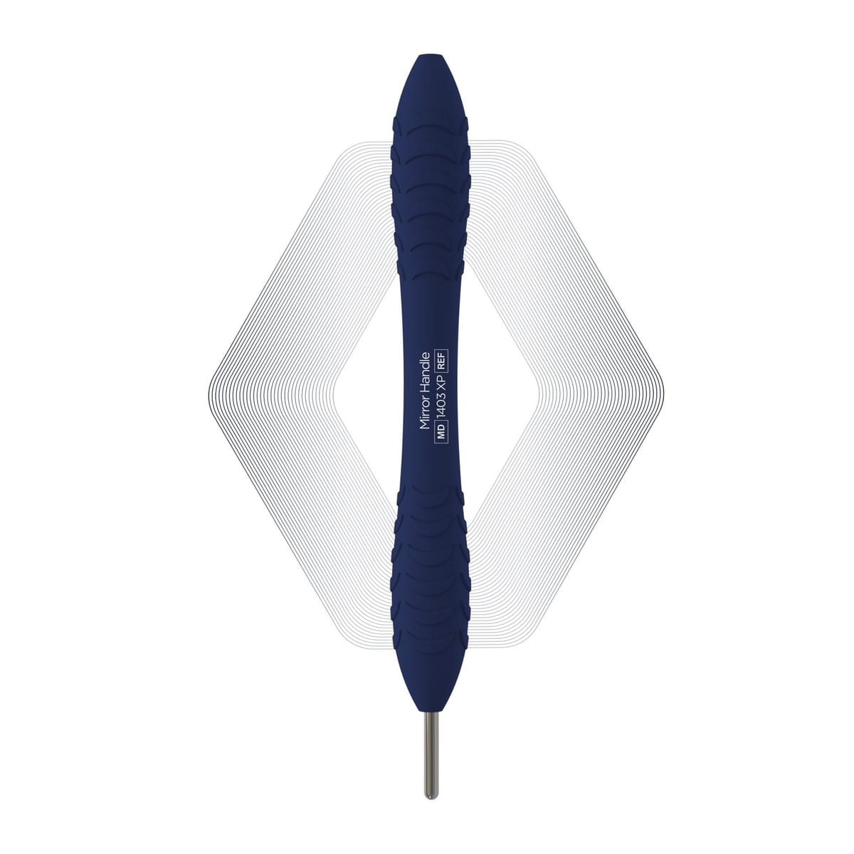 Plus, Mirror handle, Deep Blue | ErgoX® Plus 1403 XP – ErgoDenta ApS, Mundspiegel und Zubehör