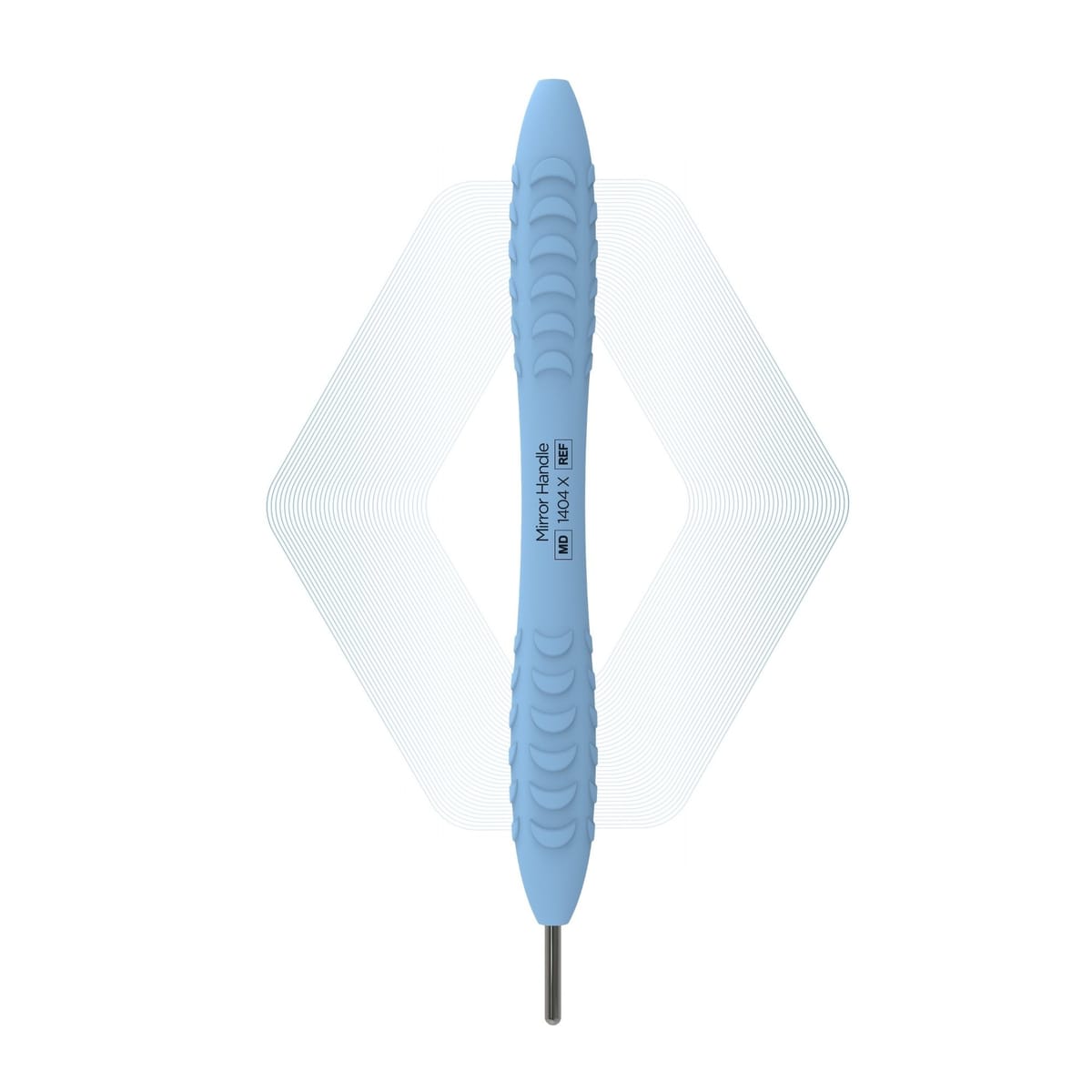 Mirror handle, Sky Cyan | ErgoX® 1404 X – ErgoDenta ApS, Mundspiegel und Zubehör