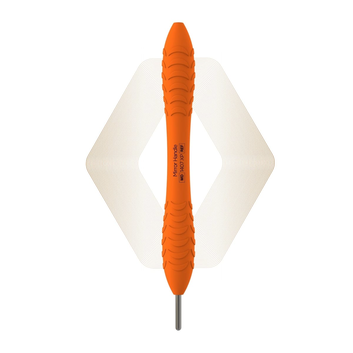 Plus, Mirror handle, Citrus Orange | ErgoX® Plus 1407 XP – ErgoDenta ApS, Mundspiegel und Zubehör