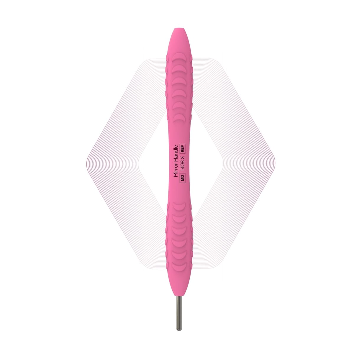 Mirror handle, Petal Pink | ErgoX® 1408 X – ErgoDenta ApS, Mundspiegel und Zubehör
