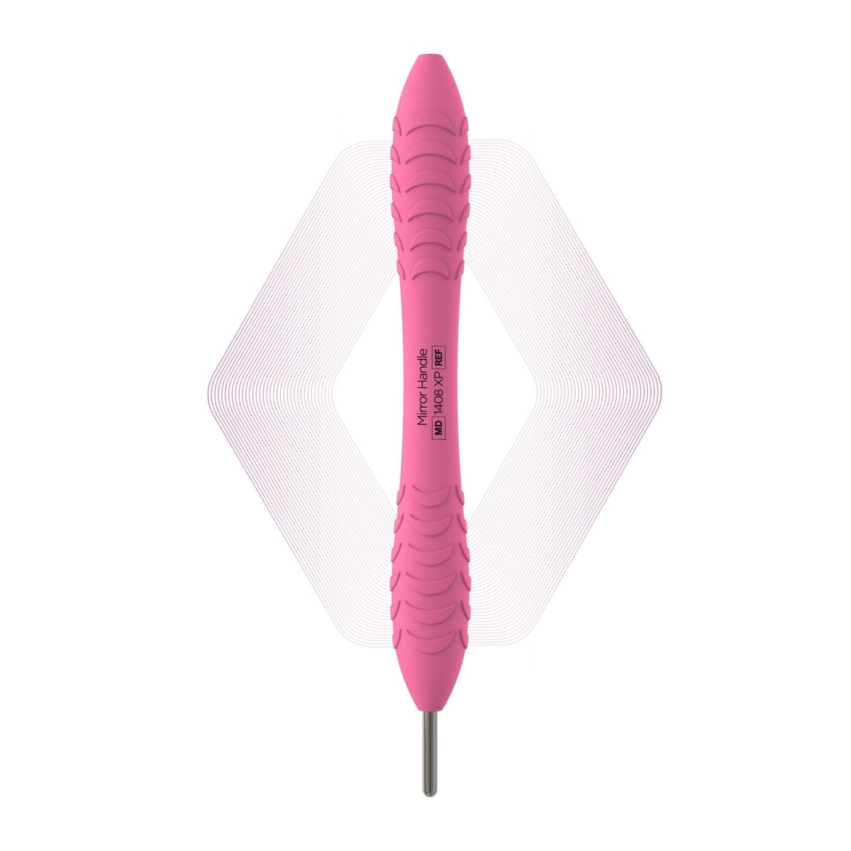 Plus, Mirror handle, Petal Pink | ErgoX® Plus 1408 XP – ErgoDenta ApS, Mundspiegel und Zubehör