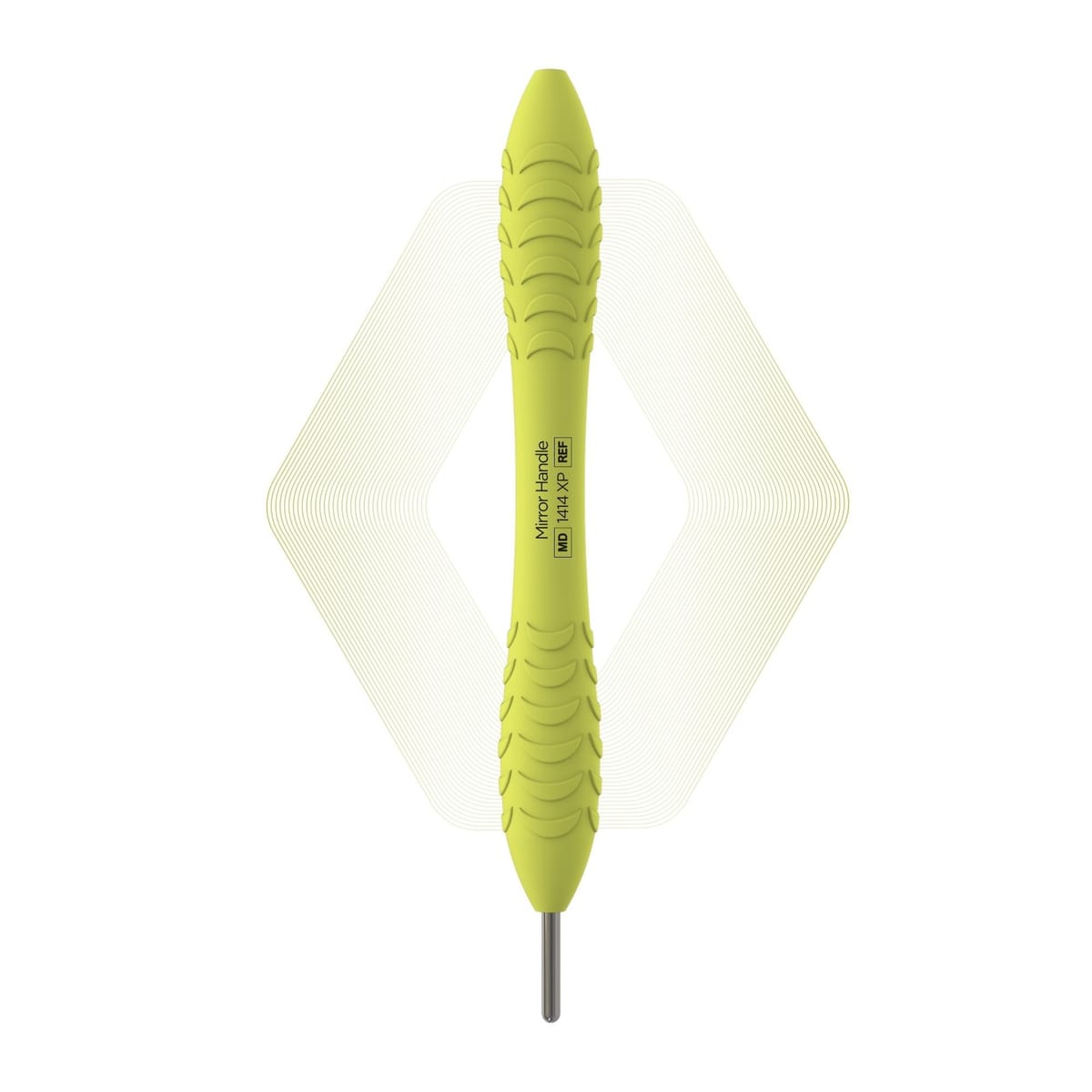 Plus, Mirror handle, Lemon Green | ErgoX® Plus 1414 XP – ErgoDenta ApS, Mundspiegel und Zubehör