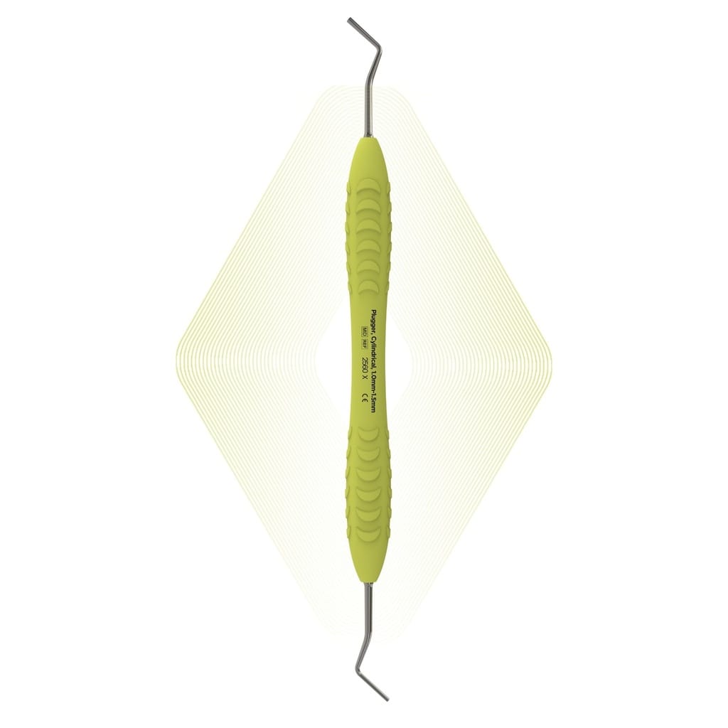 Plugger, Cylindrical, 1.0-1.5mm | ErgoDenta 11210 – ErgoDenta ApS, Pluggers - Spreaders - Condensers