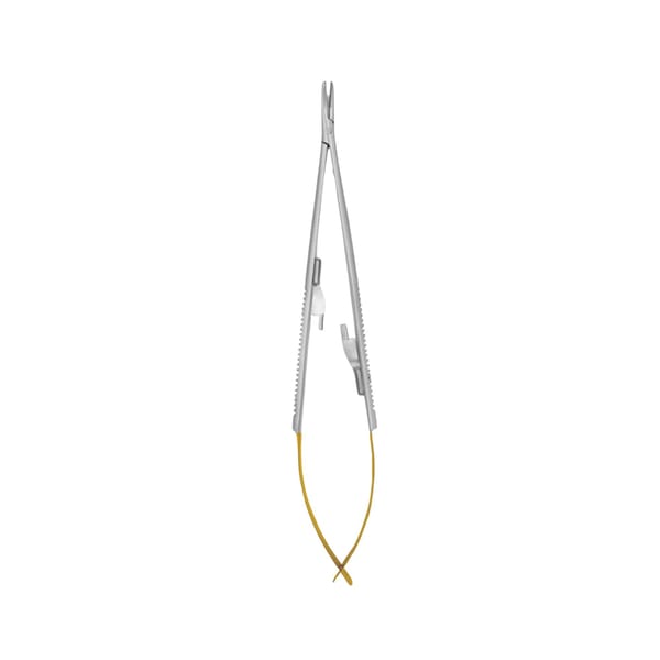 Castervejio Micro Needle Holder, Straight, 14cm, TC | ErgoDenta 3331-2S