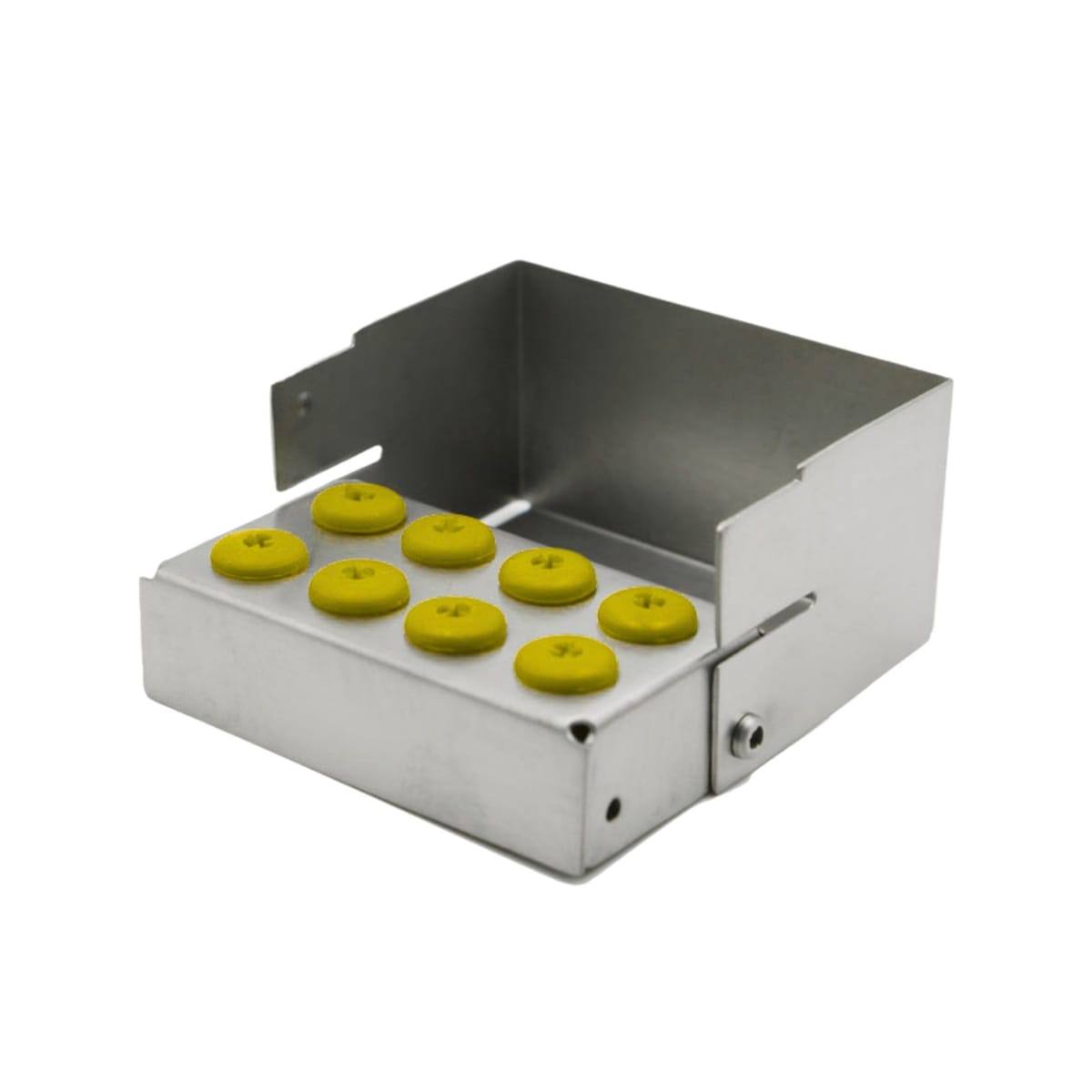 Bur Holder for 8, Yellow | ErgoDenta 7382Y – ErgoDenta ApS, Bohrerständer