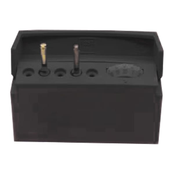 Endodontic block with memory holder, 5 holes, Black | ErgoDenta 7462K