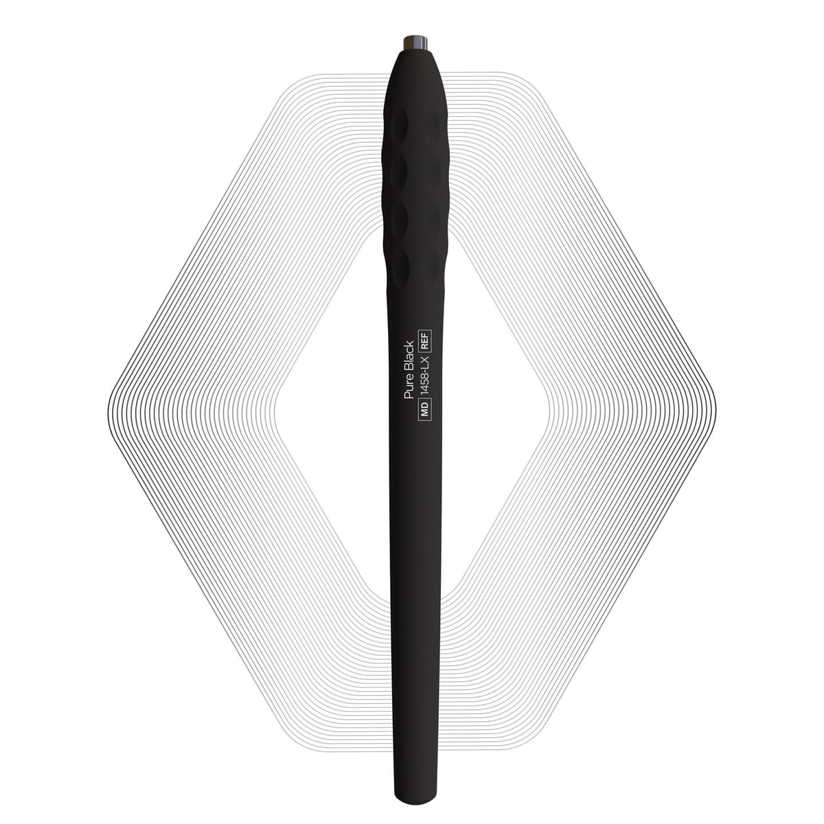 ErgoLX Plus - ErgoTip Handle, Single-end, Pure Black | ErgoTip 1458-LX – ErgoDenta ApS, Sonden