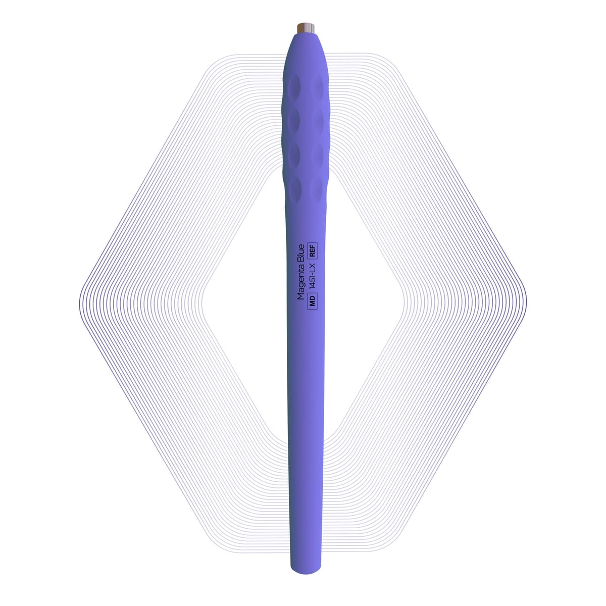 ErgoLX Plus - ErgoTip Handle, Single-end, Magenta Blue | ErgoTip 1451-LX – ErgoDenta ApS, Handpieces