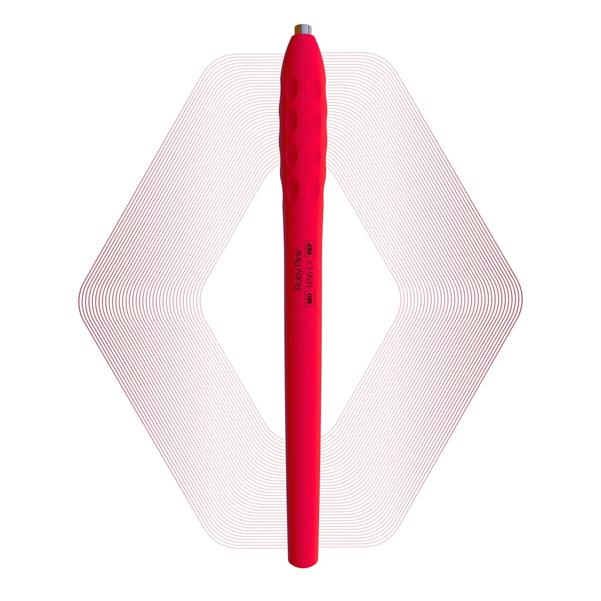 ErgoLX Plus - ErgoTip Handle, Single-end, Ruby Pink | ErgoTip 1456-LX – ErgoDenta ApS, Sonden
