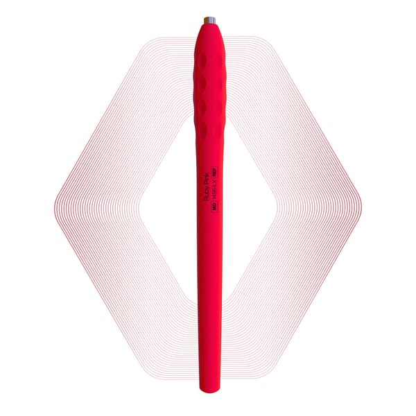 ErgoLX Plus - ErgoTip Handle, Single-end, Ruby Pink | ErgoTip 1456-LX