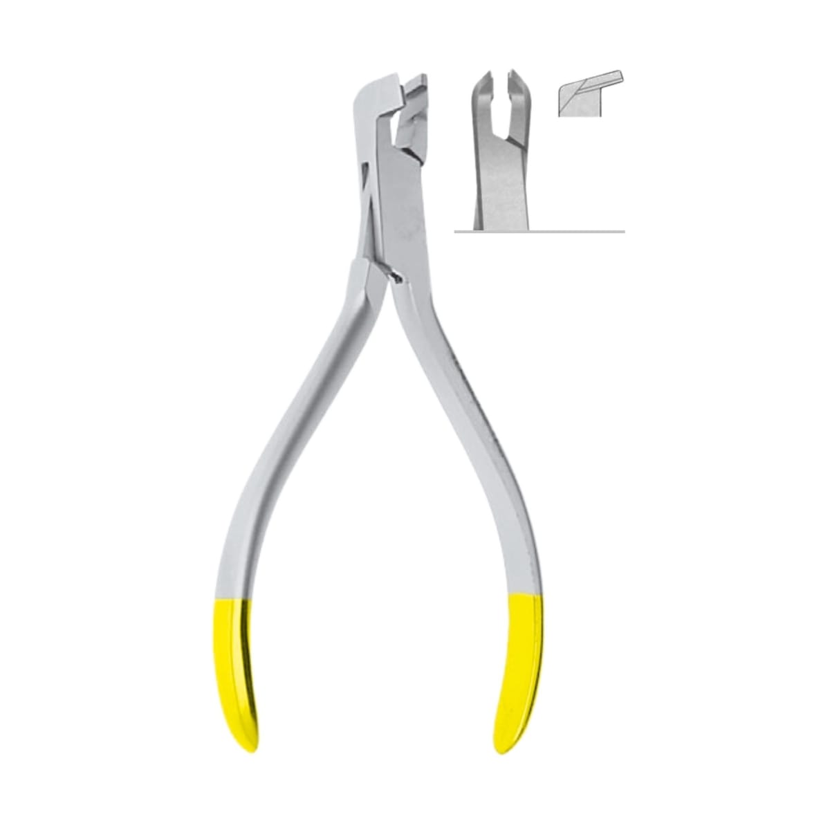 Distal End Cutter with safety hold, ◯ Ø 0,35mm / .014”, ▢ 0.55x0.64mm / .021”x.025, 12.5cm, TC 4601 – ErgoDenta ApS, Other Surgical Instruments