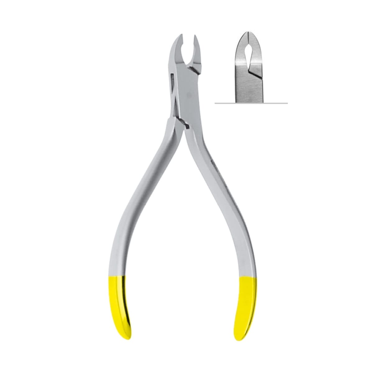 ANGLE Wire Cutter, ◯ Max. Ø 0,3mm / .012” ,13cm,TC 4621 – ErgoDenta ApS, Zangen