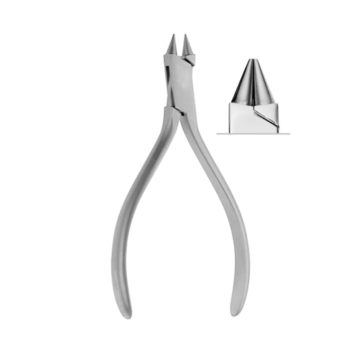 ANGLE Wire Bending Pliers, round, ◯ Max. Ø 0,7mm /.028” 4642 – ErgoDenta ApS, Pliers