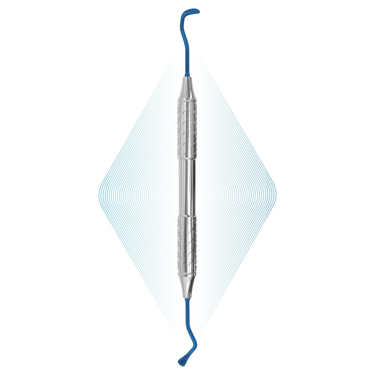 Curettes #1, 4mm-4mm, Blue | ErgoDenta 7201B-SP – ErgoDenta ApS, Küretten