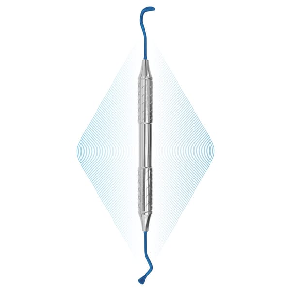 Curettes #1, 4mm-4mm, Blue | ErgoDenta 7201B-SP