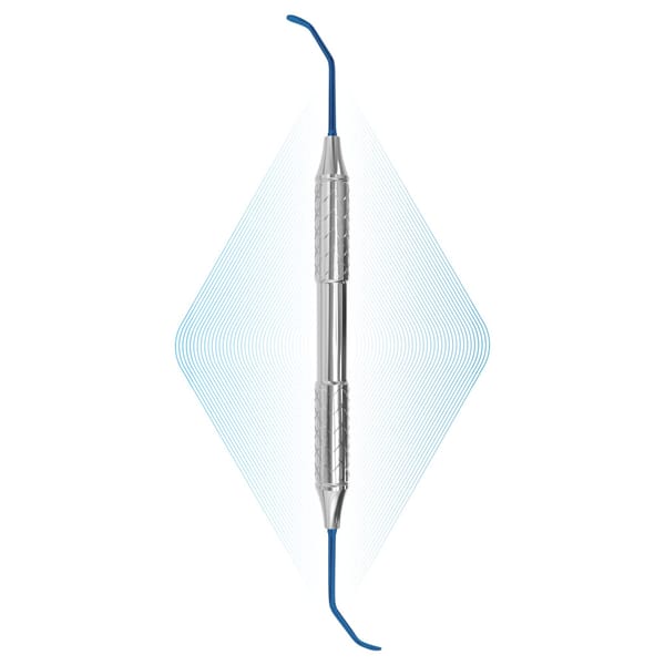 Curettes #2, 3mm-4mm, Blue | ErgoDenta 7202B-SP
