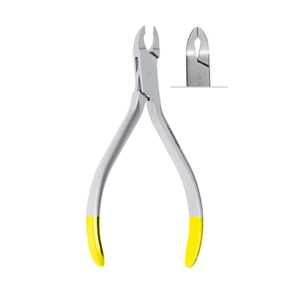 ANGLE Wire Cutter, ◯ Max. Ø 0,3mm / .012” ,13cm,TC 4622
