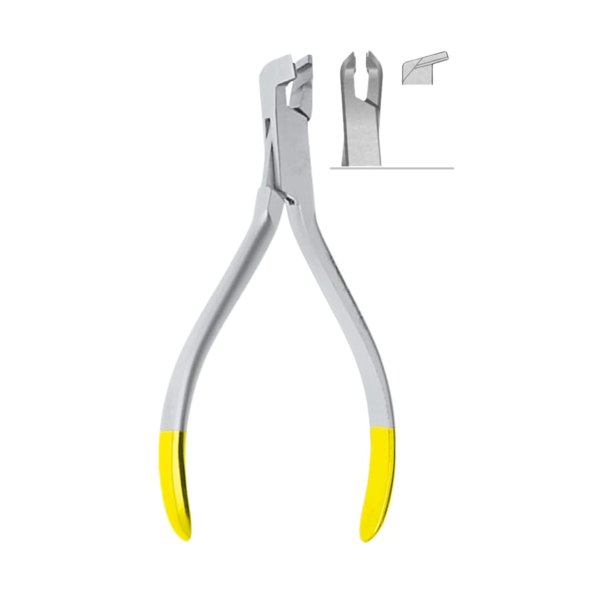 Distal End Cutter with safety hold, ◯ Ø 0,35mm / .014”, ▢ 0.55x0.64mm / .021”x.025, 15cm, TC 4602 – ErgoDenta ApS, Other Surgical Instruments