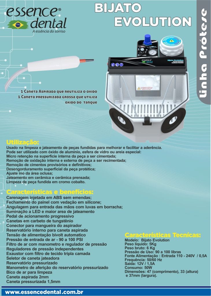 BIJATO EVOLUTION – ESSENCE DENTAL IMP.EXP.LTDA, Sandstrahlgeräte