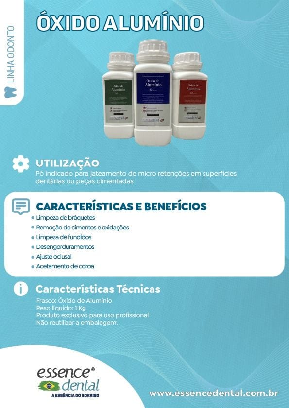 Weißes Aluminiumoxid – ESSENCE DENTAL IMP.EXP.LTDA, Strahlmittel