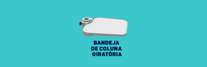 Drehsäulen-Tablett – ESSENCE DENTAL IMP.EXP.LTDA, Einrichtungsgegenstände und -Zubehör