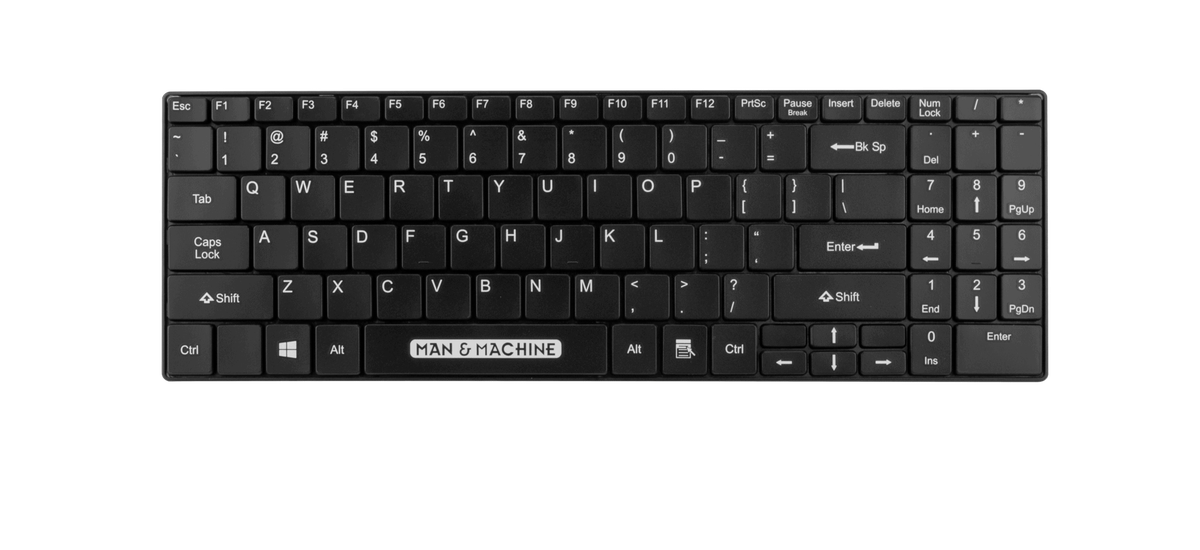 Man & Machine Its Cool Tastatur (Schwarz) – Man & Machine Europe