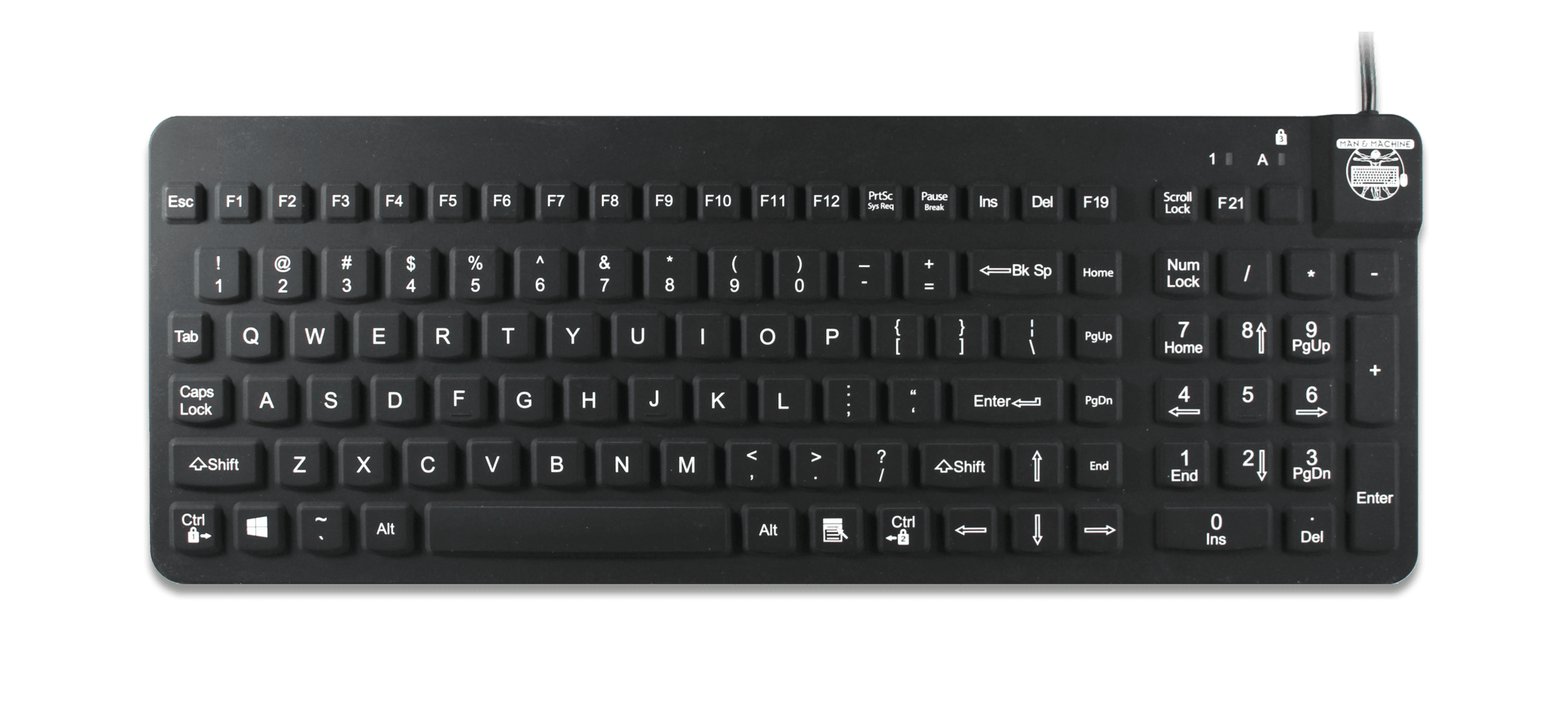Man & Machine Really Cool Keyboard (Black)