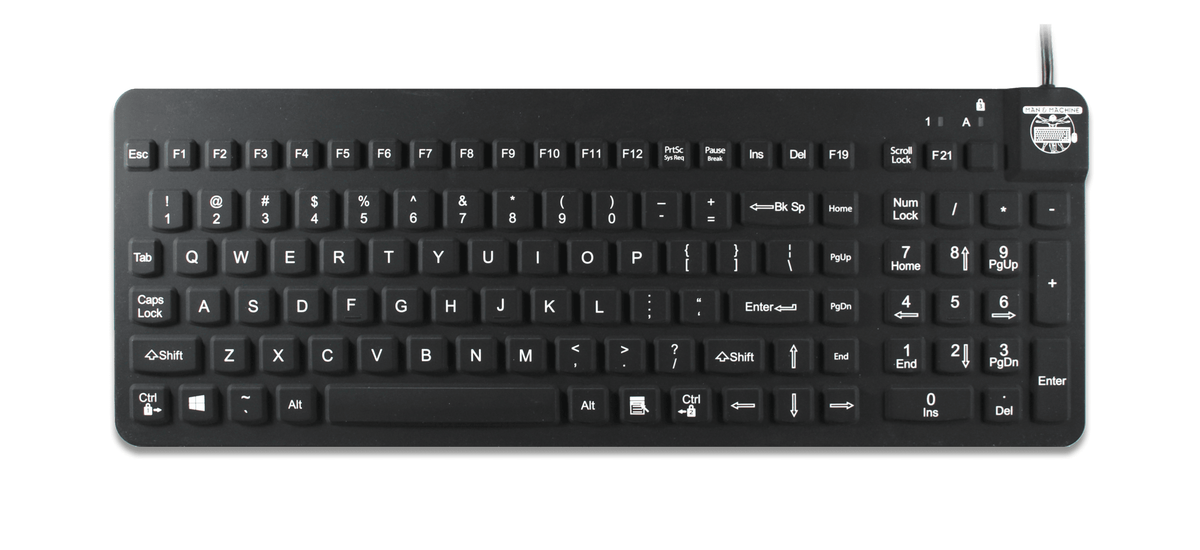 Man & Machine Really Cool Tastatur (Schwarz) – Man & Machine Europe