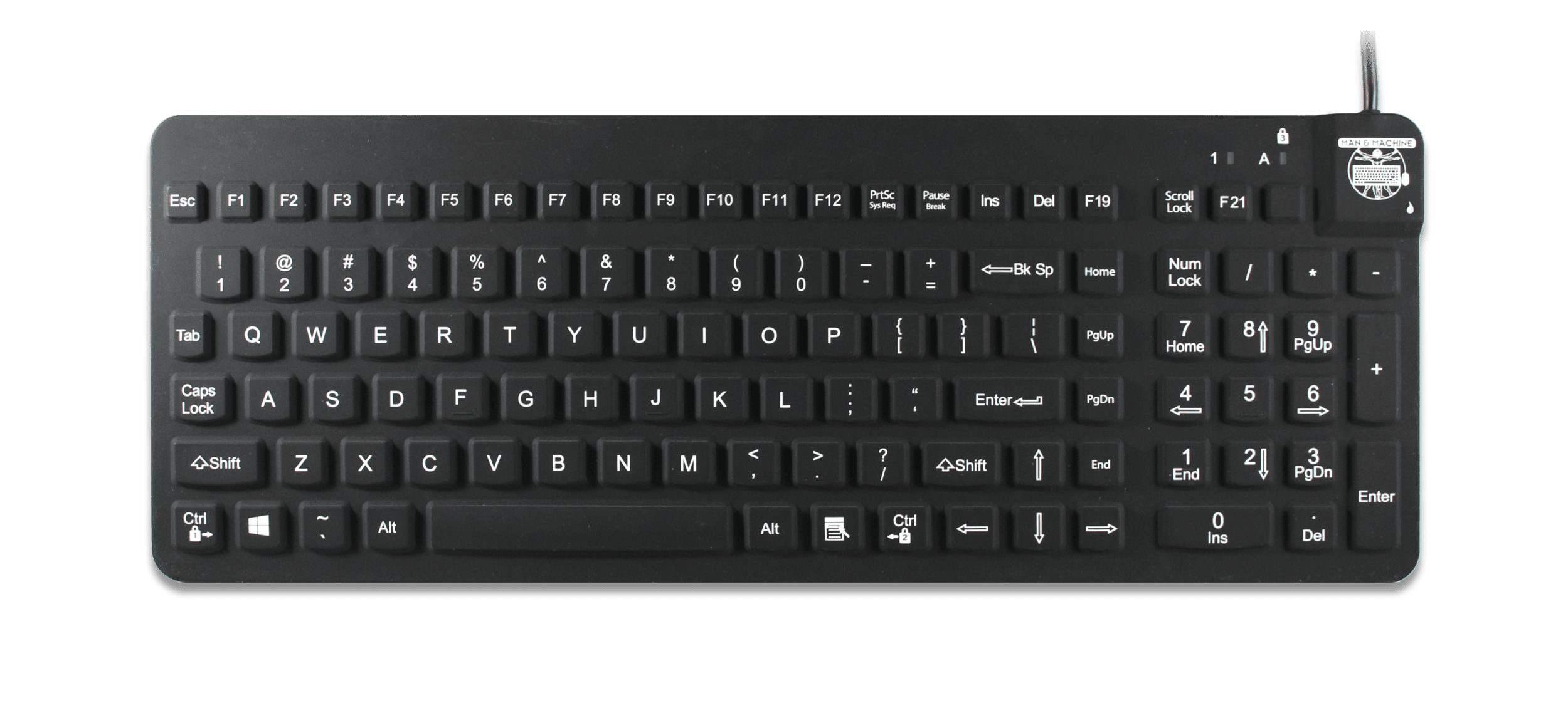 Man & Machine Really O'Cool Tastatur (Schwarz)