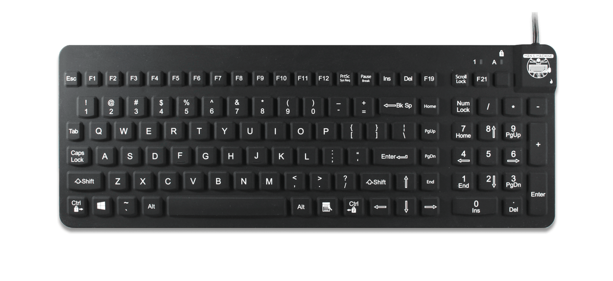 Man & Machine Really O'Cool Tastatur (Schwarz) – Man & Machine Europe