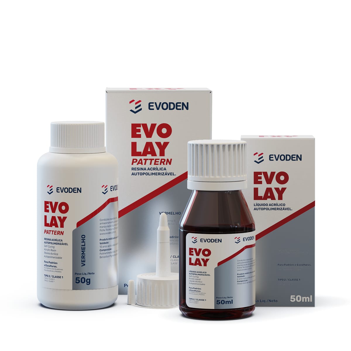 Evolay® Pattern – EVODEN PRODUTOS ODONTOLOGICOS LTDA, Kunststoffe