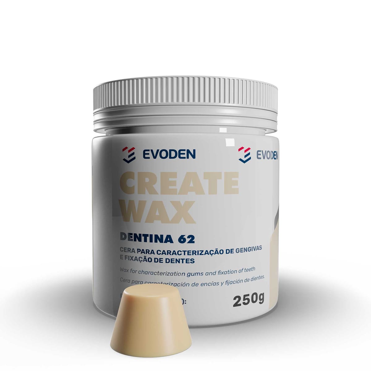 Create Wax – Dentin 62 – EVODEN PRODUTOS ODONTOLOGICOS LTDA, Waxes