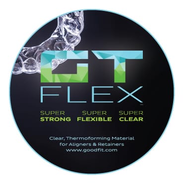 GT FLEX Original 0.8mm (0.03") Thick 120mm Circle (10 Sheets)