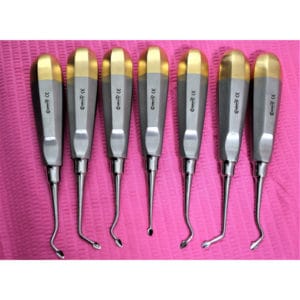 NEW PREMIUM GERMAN STEEL BERNARD DENTAL ROOT TIP ELEVATOR DISTAL SPADE-SET OF 7