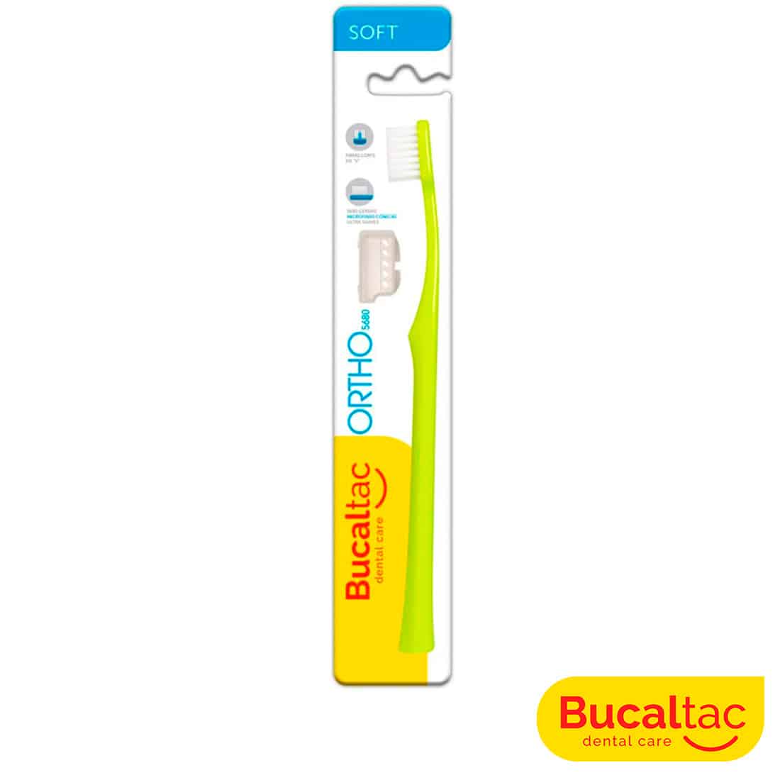 Bucal TAC Cepillo Ortho 5680 + Capuchón