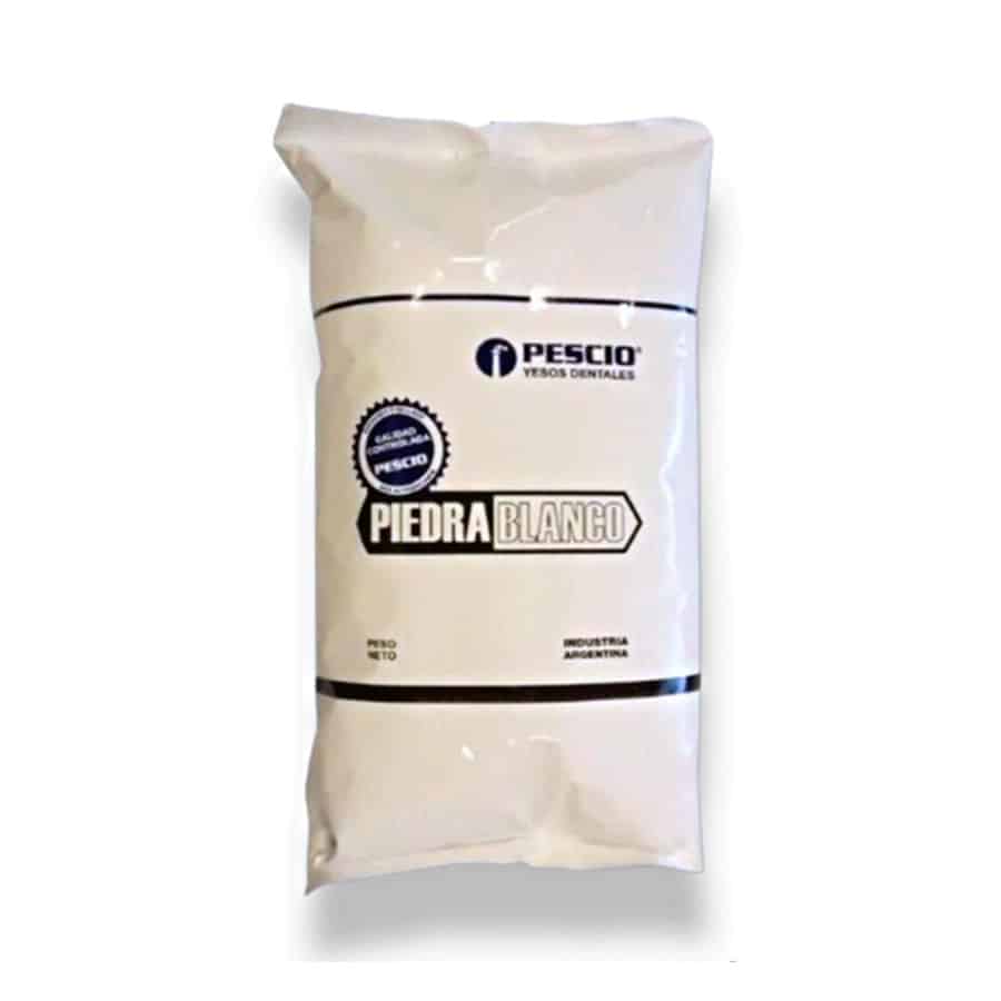 Yeso Piedra Blanco 1 kg. Pescio – Grimberg Dentales S.A., Gypsum & Stone Products