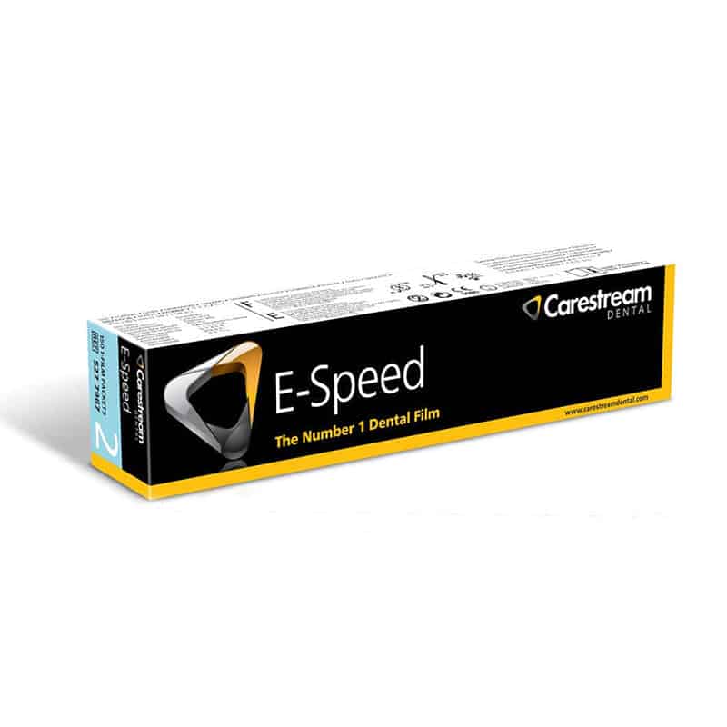 Películas Simples E-Speed 150 u. Carestream – Grimberg Dentales S.A., Intraoral X-ray Sensors & Film