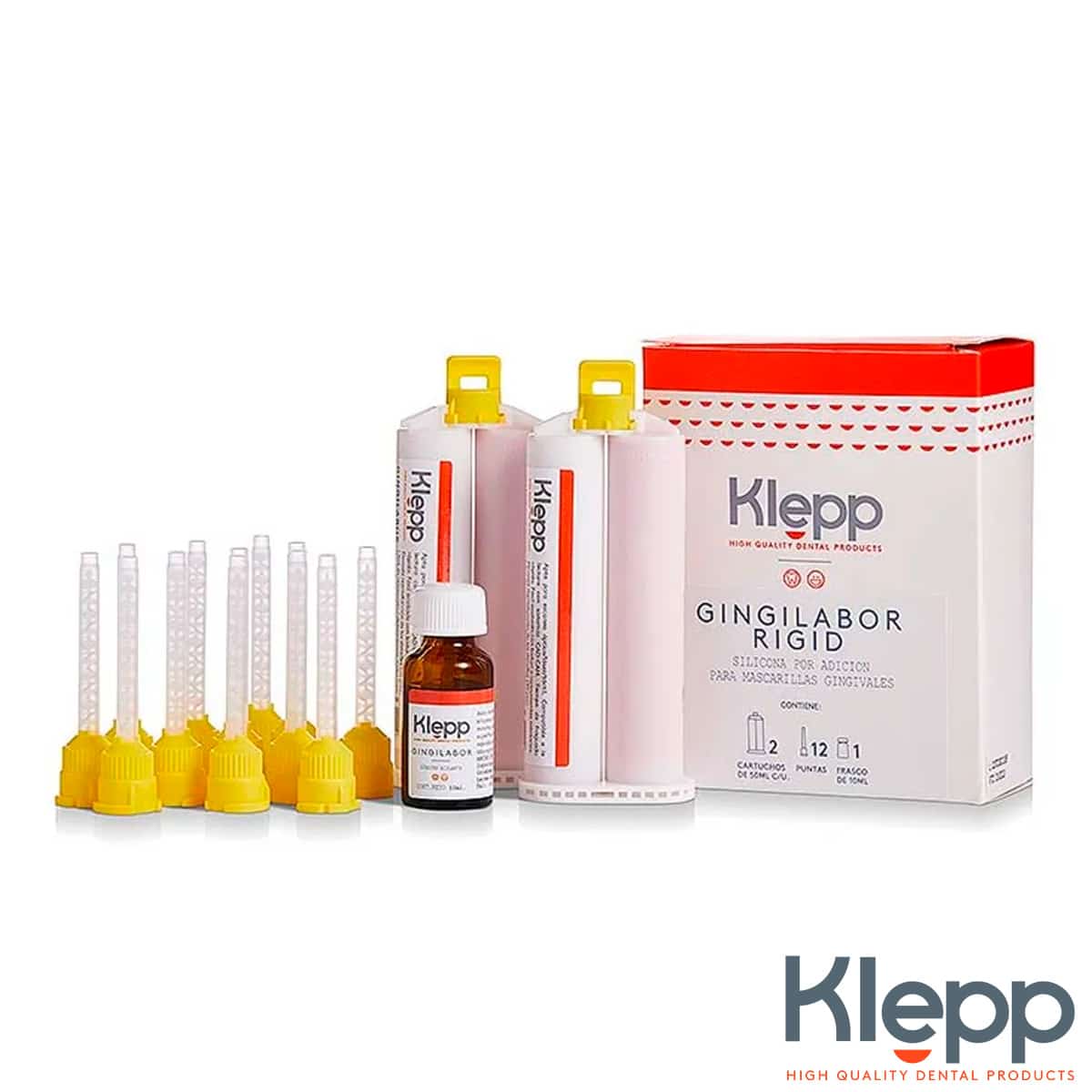 Klepp Gingilabor Rigid 2 Cart de 50ml + 12 Tips