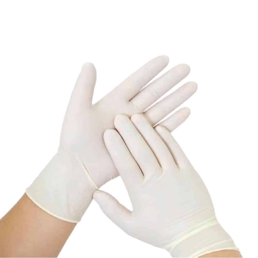 Guantes de Látex (Cajón 10 u. de 100 u c/u)