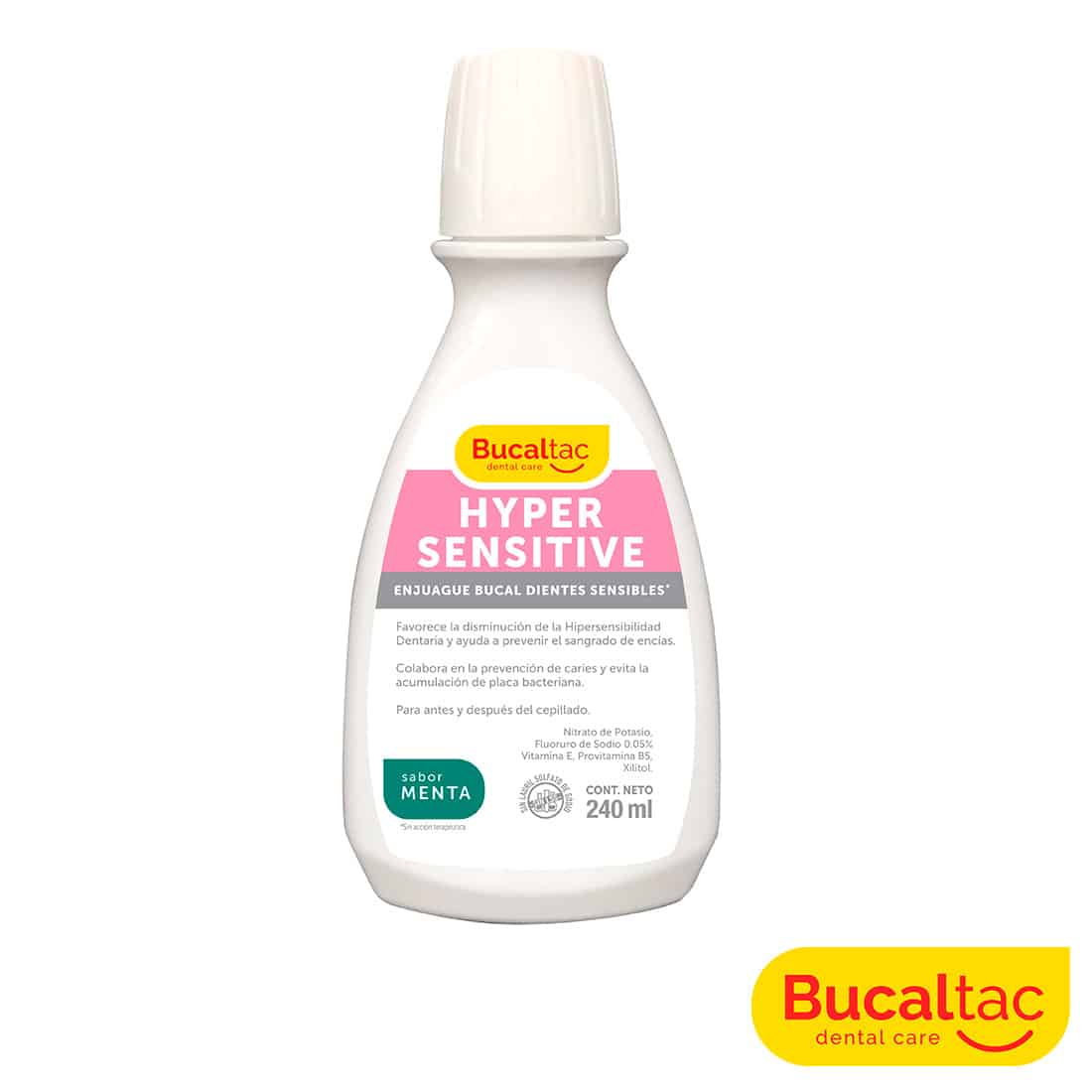 BUCALTAC Hypersensitive – Enjuague Bucal para Dientes Sensibles 240 ml