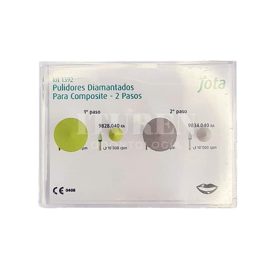 Kit 4 Gomas Diamantadas p/ Pulido de Composite 1392. Jota