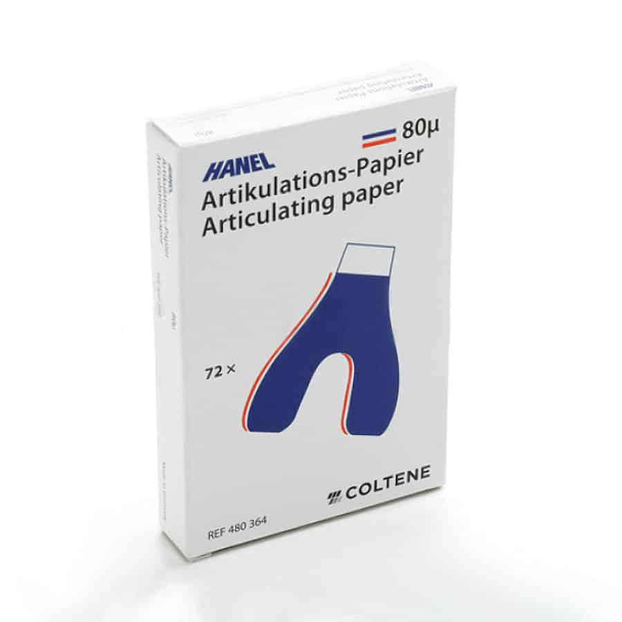 Papel Articular Herradura 72 un. Hanel Coltene