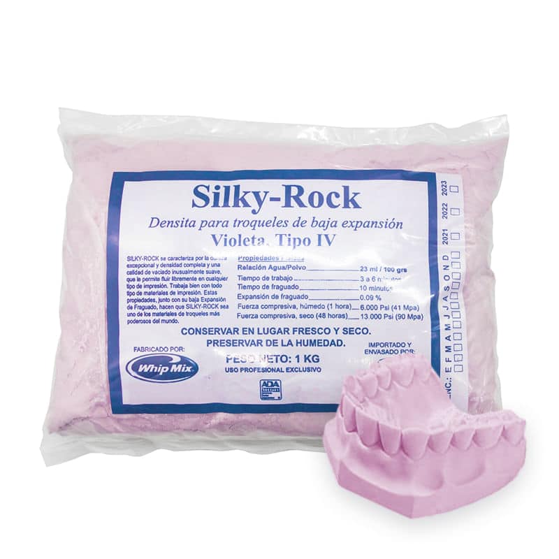 Yeso Densita Silky Rock 1 kg. Whip Mix – Grimberg Dentales S.A., Gypsum & Stone Products